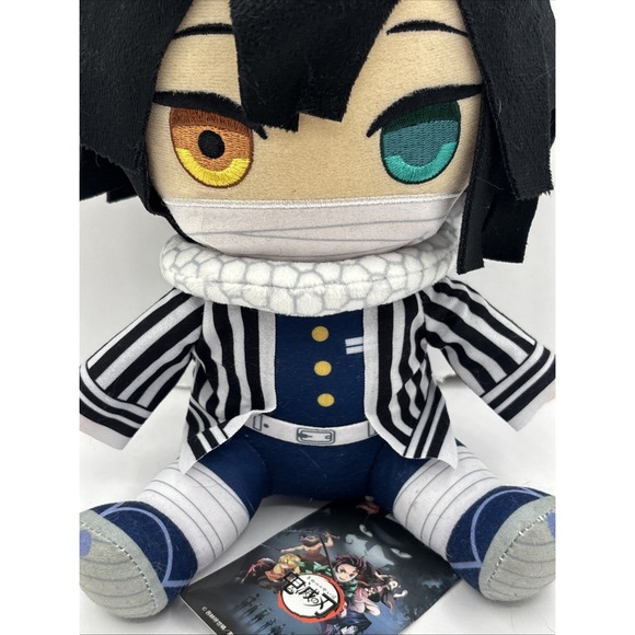 NWT Demon slayer Kimetsu no Yaiba Iguro Obanai Plush doll Big Stuffed Rare Japan - Picture 4 of 10